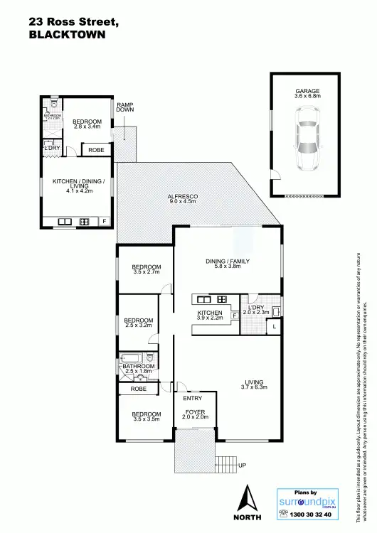 Floorplan of Homely house listing, 23 Ross Street, Blacktown NSW 2148