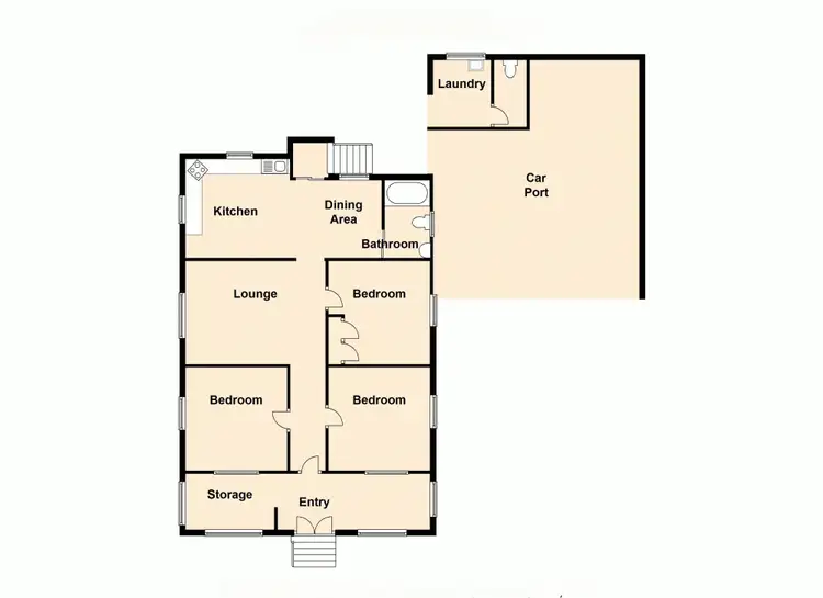 Floorplan of Homely house listing, 12 Trilby Street, Redcliffe QLD 4020