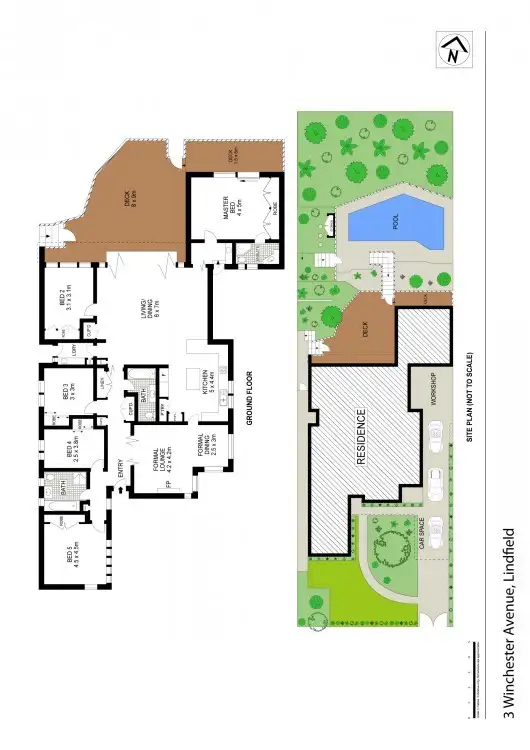 Floorplan of Homely house listing, 3 Winchester Ave, Lindfield NSW 2070