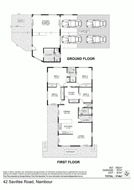 Floorplan of Homely house listing, 42 Savilles Road, Highworth QLD 4560