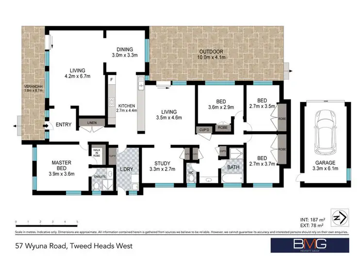 Floorplan of Homely house listing, 57 Wyuna Road, Tweed Heads West NSW 2485