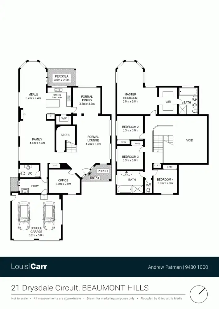 Floorplan of Homely house listing, 21 Drysdale Circuit, Beaumont Hills NSW 2155