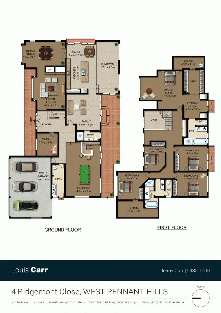 Floorplan of Homely house listing, 4 Ridgemont Close, West Pennant Hills NSW 2125
