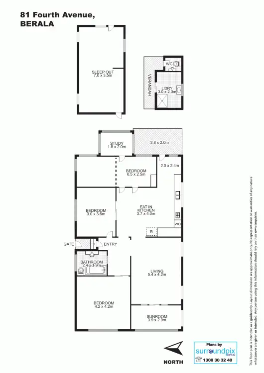 Floorplan of Homely house listing, 81 Fourth Avenue, Berala NSW 2141