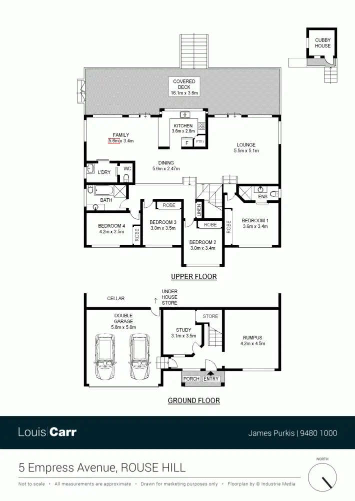 Floorplan of Homely house listing, 5 Empress Avenue, Rouse Hill NSW 2155