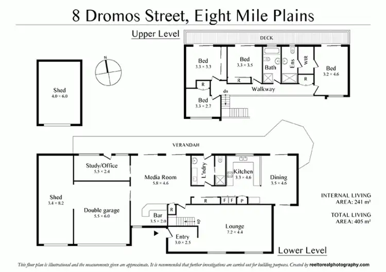 Floorplan of Homely house listing, 8 Dromos Street, Eight Mile Plains QLD 4113