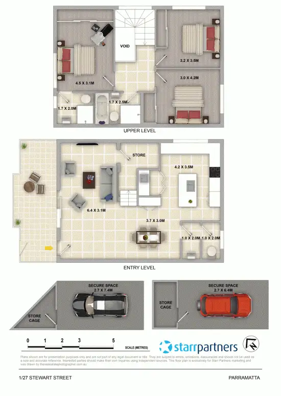 Floorplan of Homely unit listing, 1/27 Stewart Street, Parramatta NSW 2150