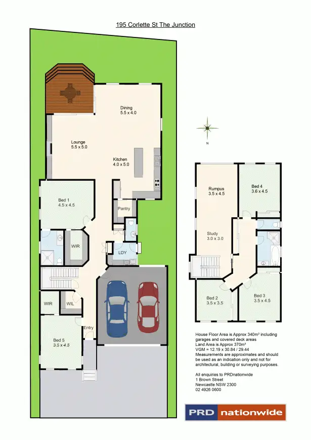 Floorplan of Homely house listing, 195 Corlette Street, The Junction NSW 2291