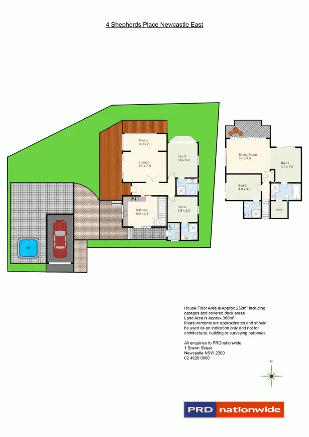 Floorplan of Homely house listing, 4 Shepherds Place, Newcastle East NSW 2300