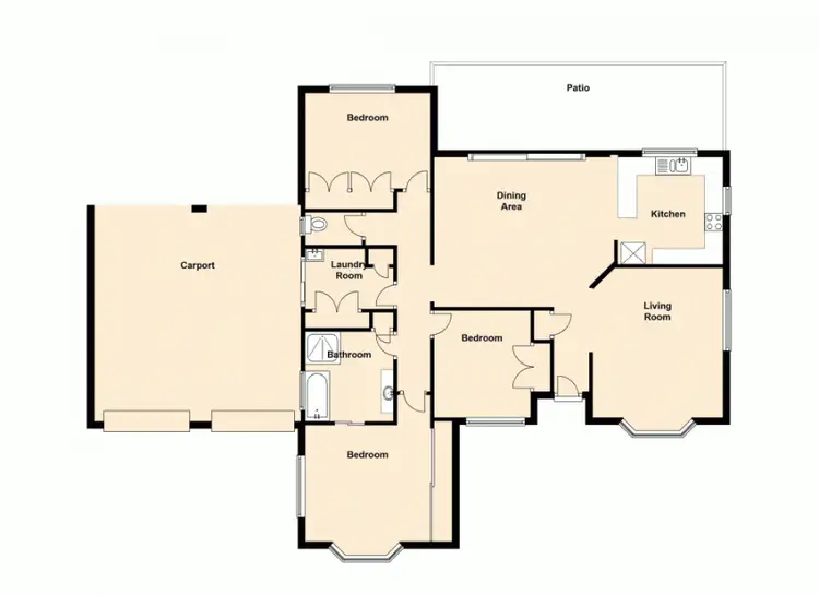 Floorplan of Homely house listing, 1 Lillypilly Court, Kallangur QLD 4503