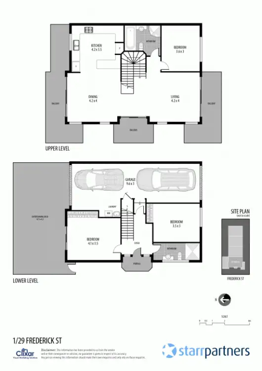 Floorplan of Homely townhouse listing, 1/29 Frederick Street, East Gosford NSW 2250