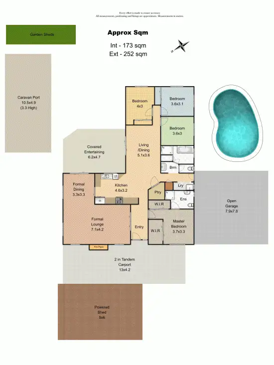 Floorplan of Homely rural property listing, 33 Browns Creek Rd, Narangba QLD 4504