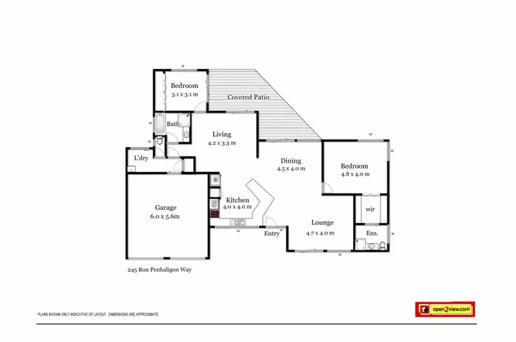 Floorplan of Homely house listing, 245 Ron Penhaligon Way, Robina QLD 4226