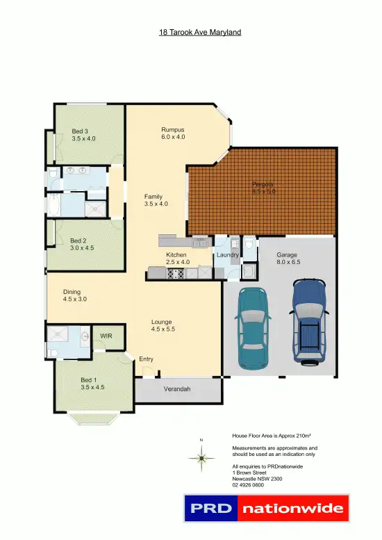 Floorplan of Homely house listing, 18 Tarook Avenue, Maryland NSW 2287