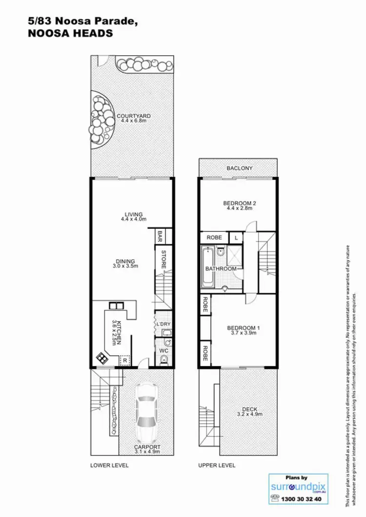 Floorplan of Homely unit listing, 5/83 Noosa Parade, Noosa Heads QLD 4567
