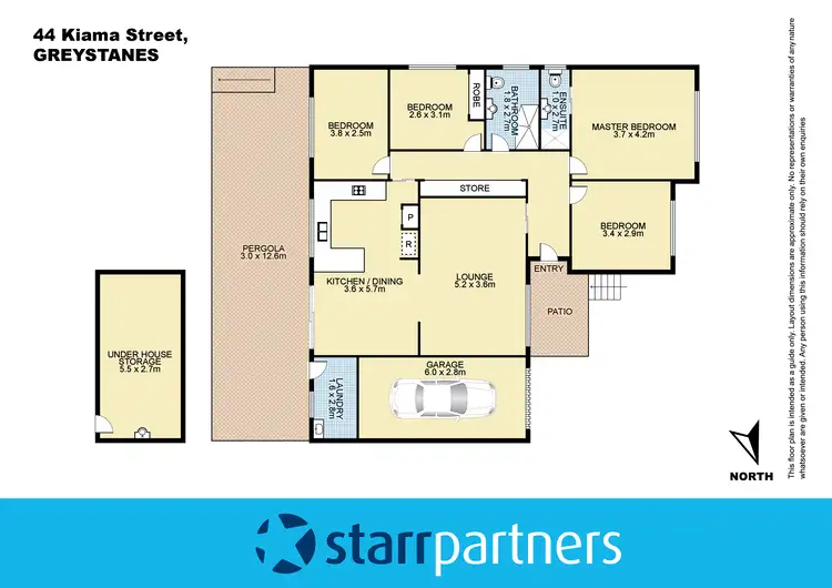 Floorplan of Homely house listing, 44 Kiama Street, Greystanes NSW 2145