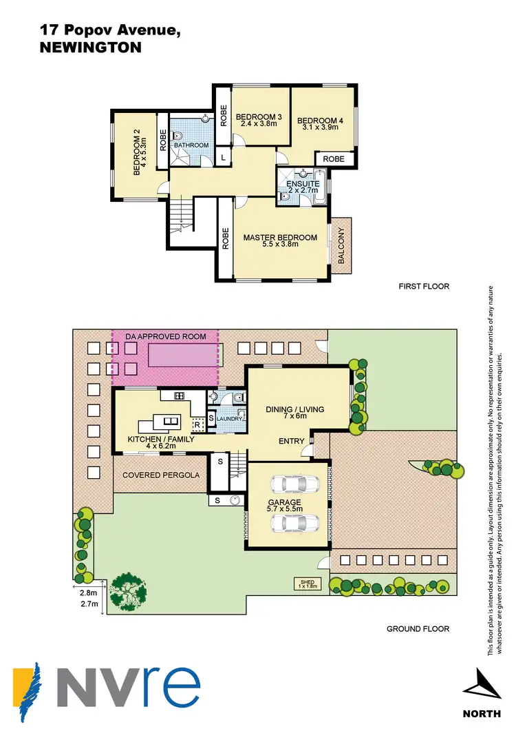 Floorplan of Homely house listing, 17 Popov Avenue, Newington NSW 2127