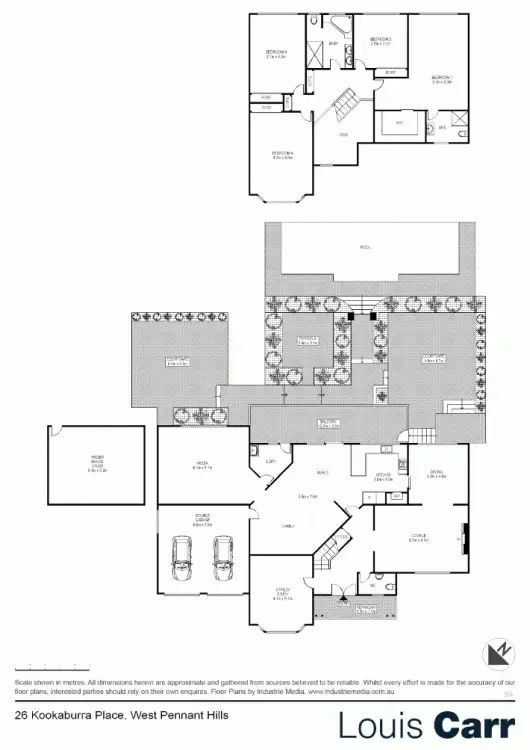 Floorplan of Homely house listing, 26 Kookaburra Place, West Pennant Hills NSW 2125