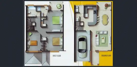 Floorplan of Homely townhouse listing, 101/116 Station Road, Loganlea QLD 4131