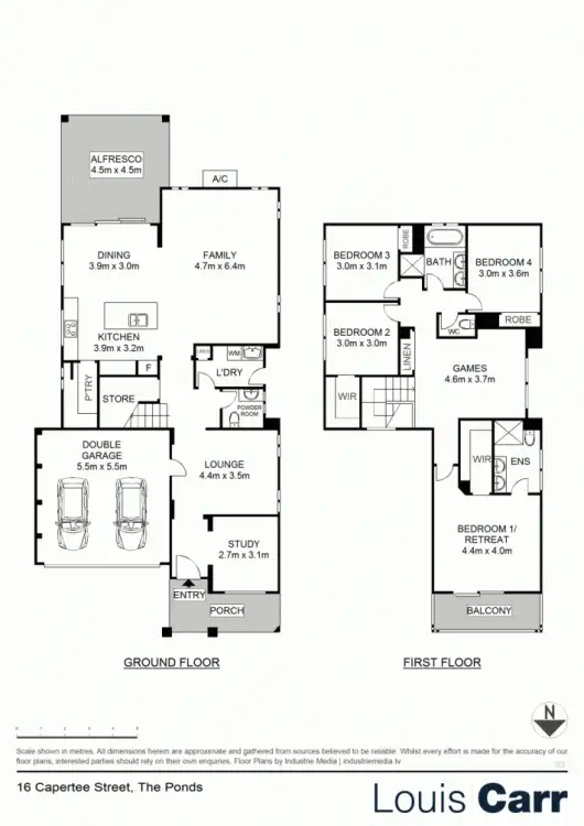 Floorplan of Homely house listing, 16 Capertee Street, The Ponds NSW 2769
