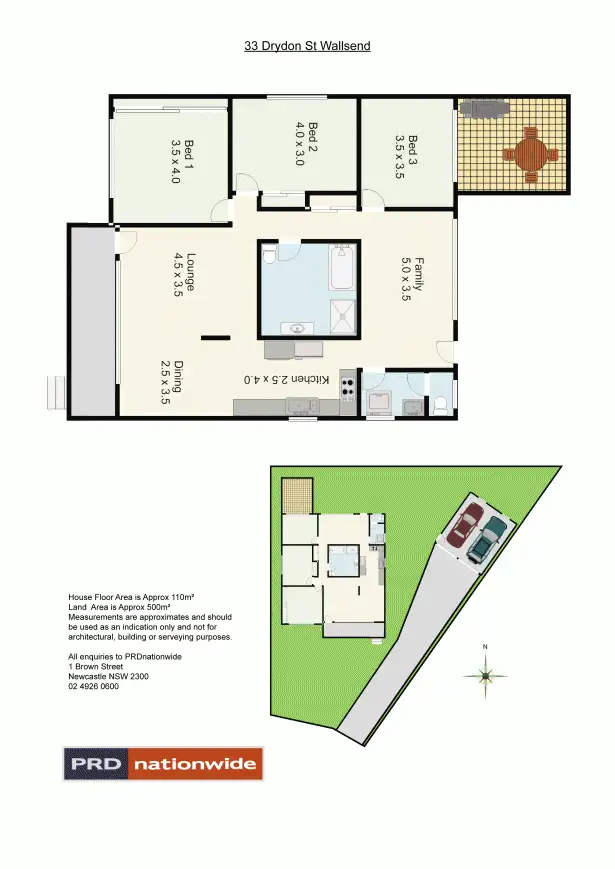 Floorplan of Homely house listing, 33 Drydon Street, Wallsend NSW 2287