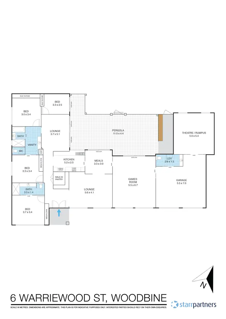 Floorplan of Homely house listing, 6 Warriewood St, Woodbine NSW 2560