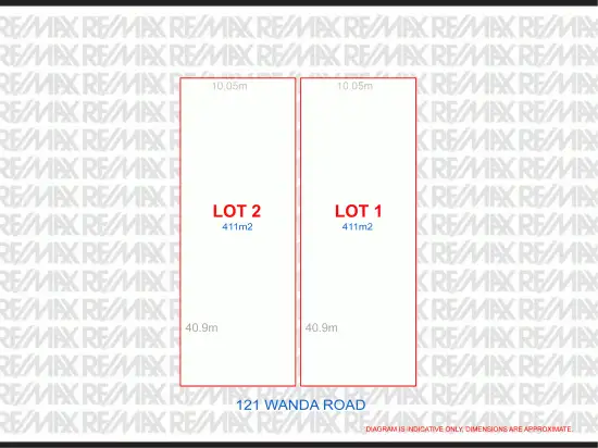 Floorplan of Homely land listing, (lot 2) 121 Wanda Road, Upper Mount Gravatt QLD 4122