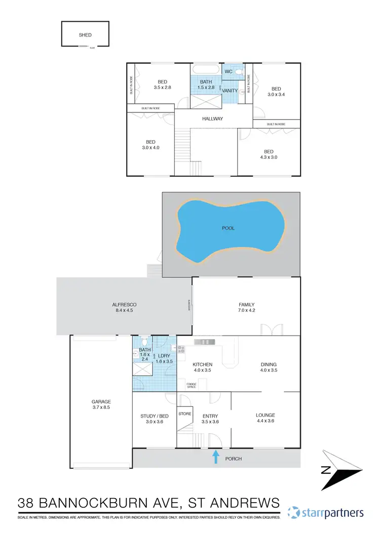 Floorplan of Homely house listing, 38 Bannockburn Ave, St Andrews NSW 2566