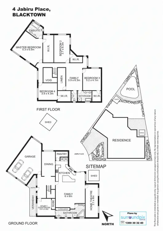 Floorplan of Homely house listing, 4 Jabiru Place, Blacktown NSW 2148