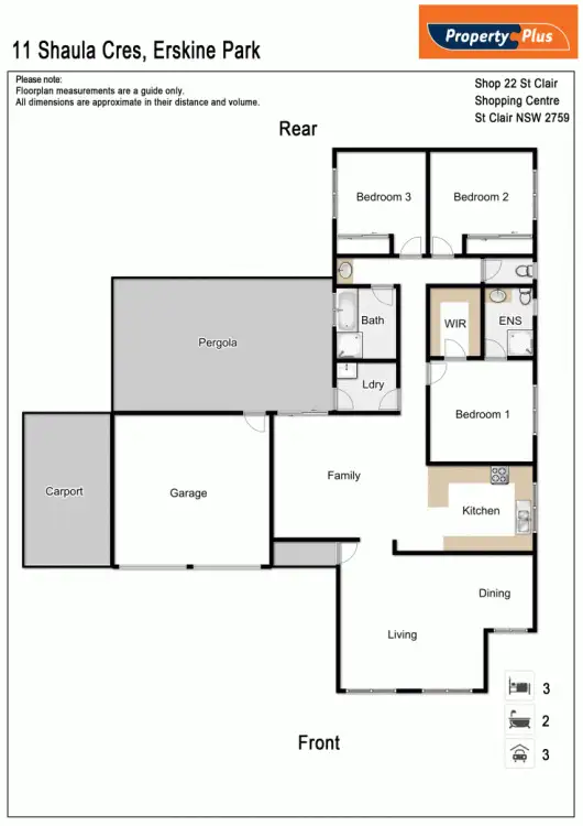Floorplan of Homely house listing, 11 Shaula Crescent, Erskine Park NSW 2759