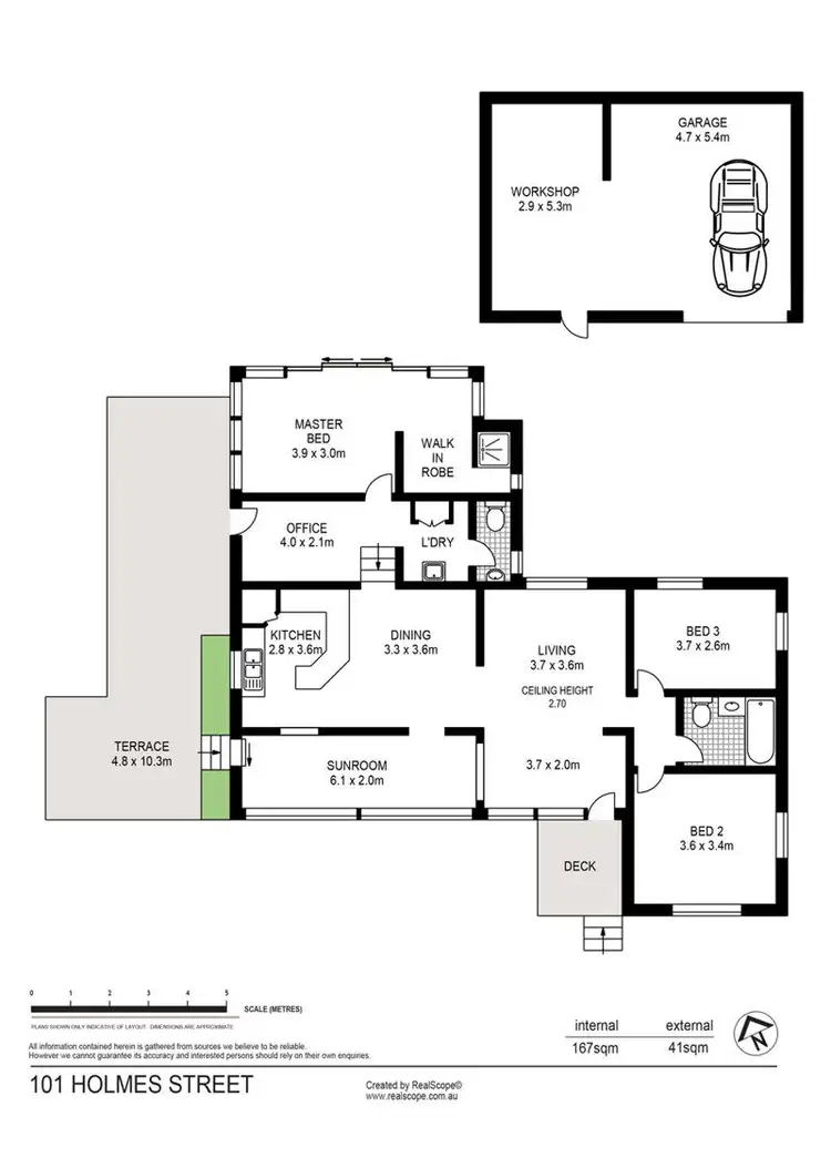 Floorplan of Homely house listing, 101 Holmes Street, Brighton QLD 4017