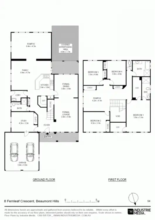Floorplan of Homely house listing, 8 Fernleaf Crescent, Beaumont Hills NSW 2155