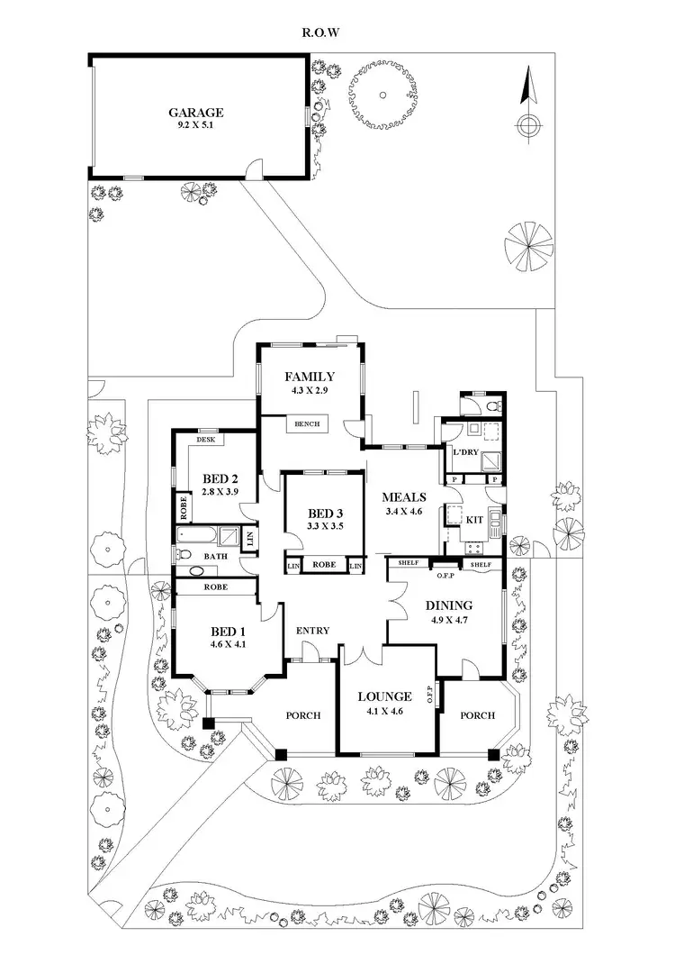 Floorplan of Homely house listing, 291 Moreland rd, Coburg VIC 3058