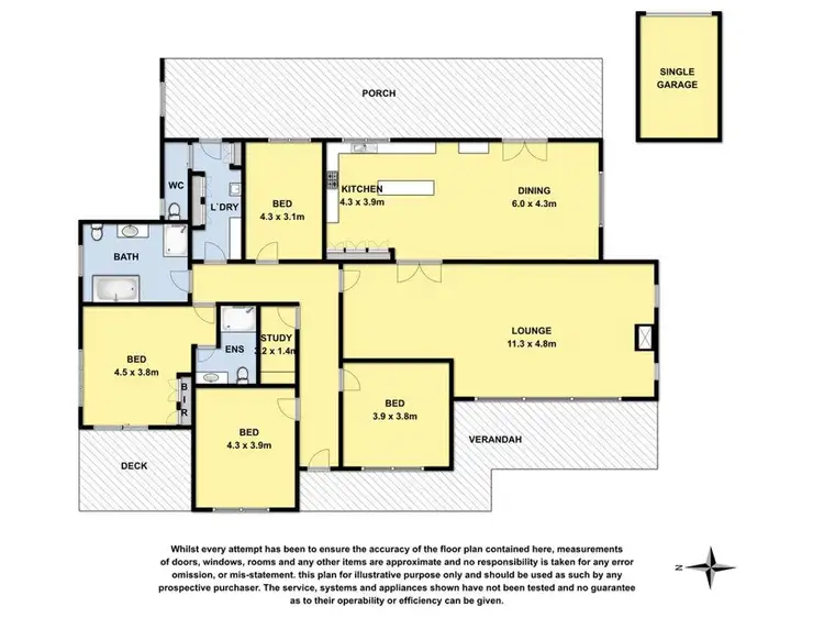 Floorplan of Homely rural property listing, 2030 Colac Ballarat Road, Beeac VIC 3251