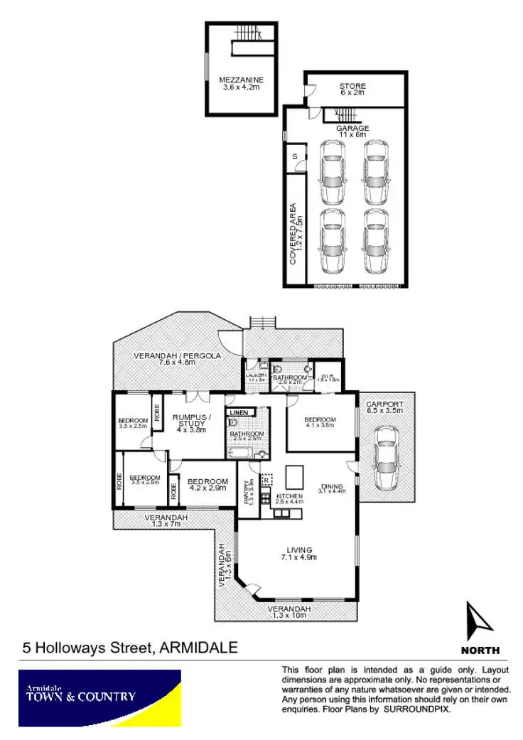 Floorplan of Homely house listing, 5 Holloway Street, Armidale NSW 2350
