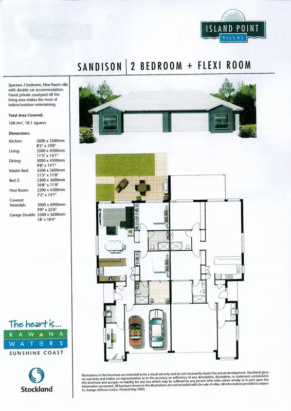 Floorplan of Homely villa listing, 85/239 Kawana Way, Kawana Island QLD 4575
