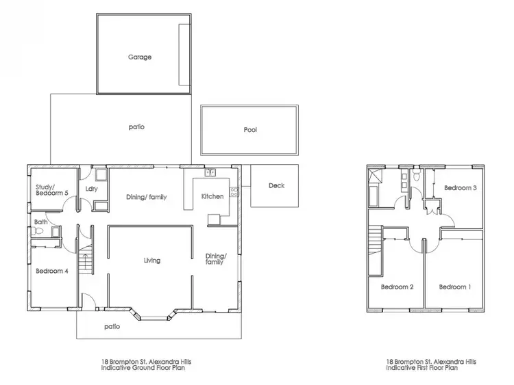 Floorplan of Homely house listing, 18 Brompton St, Alexandra Hills QLD 4161