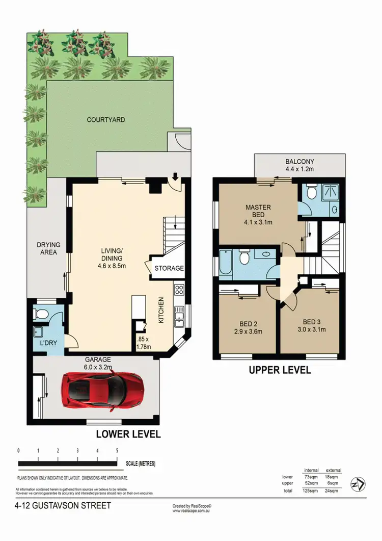 Floorplan of Homely townhouse listing, 4/12 Gustavson street, Annerley QLD 4103