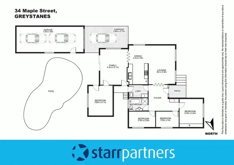 Floorplan of Homely house listing, 34 Maple Street, Greystanes NSW 2145