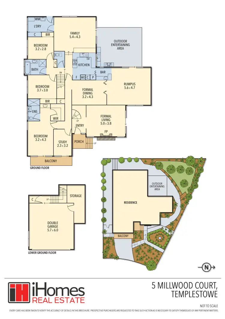 Floorplan of Homely house listing, 5 Millwood Court, Templestowe VIC 3106