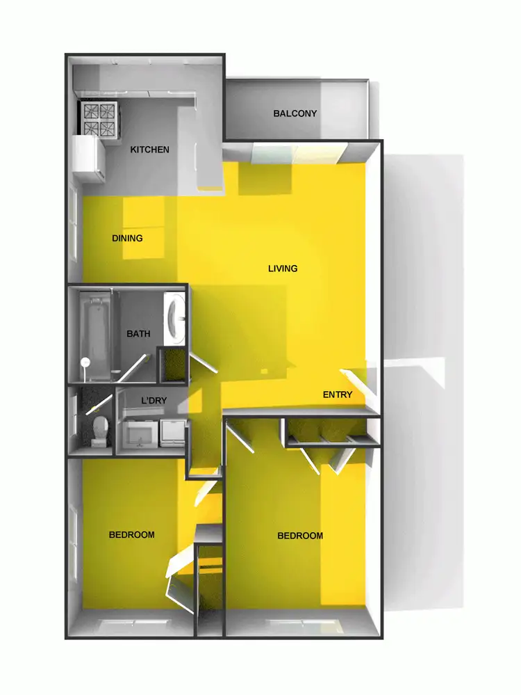 Floorplan of Homely unit listing, 6/52 Toorumbee Drive, Mooloolaba QLD 4557