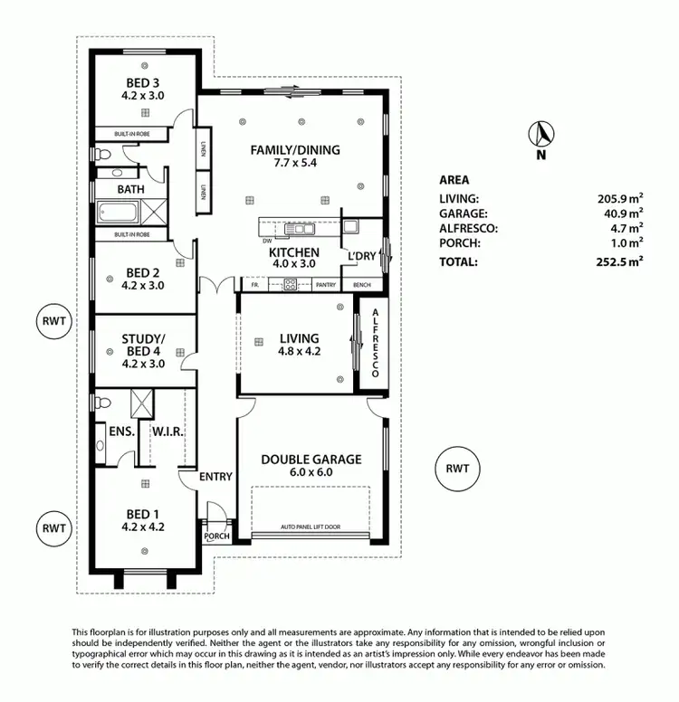 Floorplan of Homely house listing, 11 Jordan Street, Mount Barker SA 5251