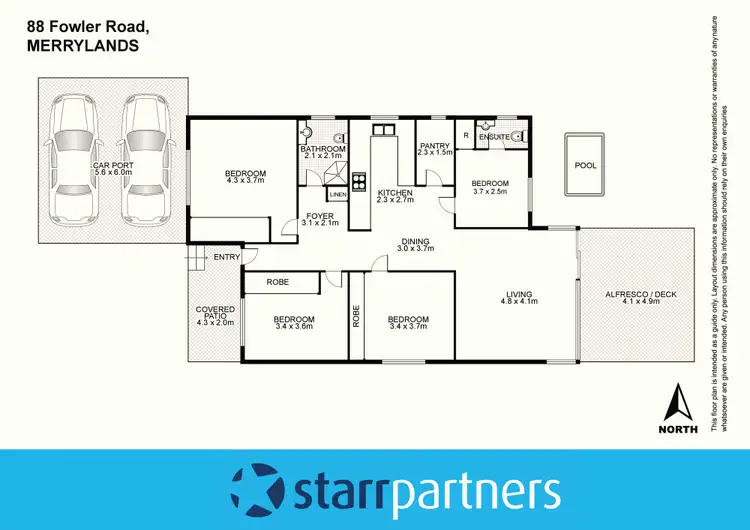 Floorplan of Homely house listing, 88 Fowler Road, Merrylands NSW 2160