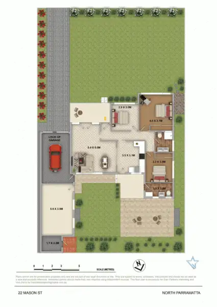 Floorplan of Homely house listing, 22 Mason Street, North Parramatta NSW 2151