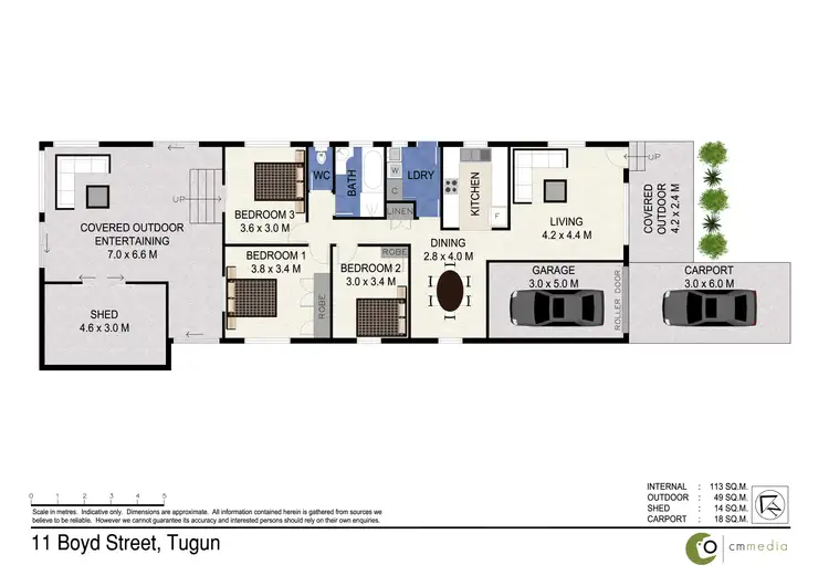 Floorplan of Homely house listing, 11 Boyd Street, Tugun QLD 4224