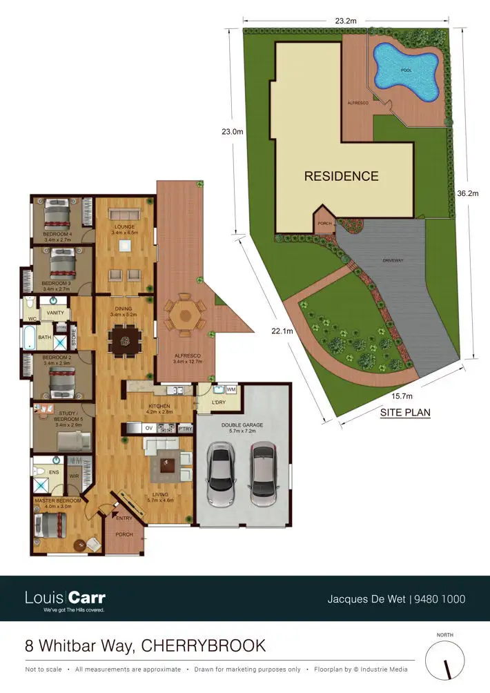Floorplan of Homely house listing, 8 Whitbar Way, Cherrybrook NSW 2126