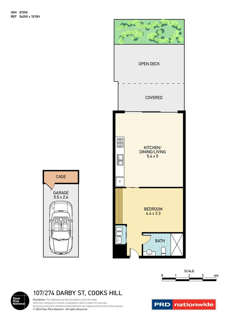 Floorplan of Homely house listing, 107/272-274 Darby Street, Cooks Hill NSW 2300
