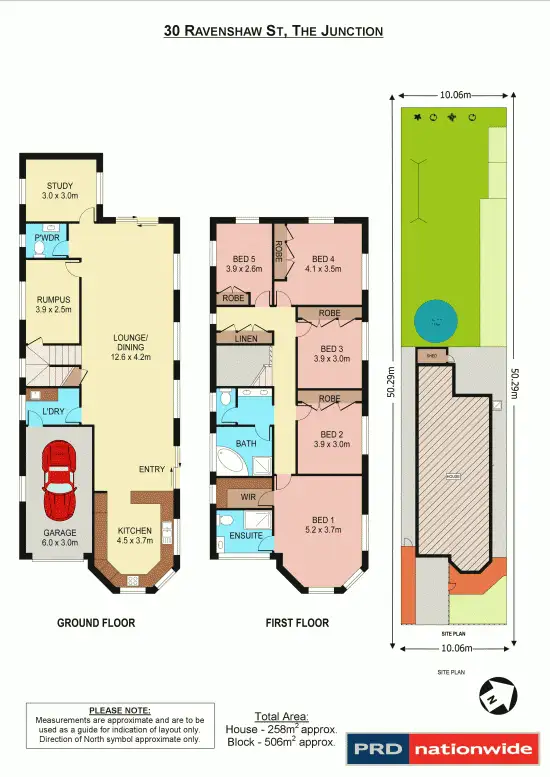 Floorplan of Homely house listing, 30 Ravenshaw Street, The Junction NSW 2291