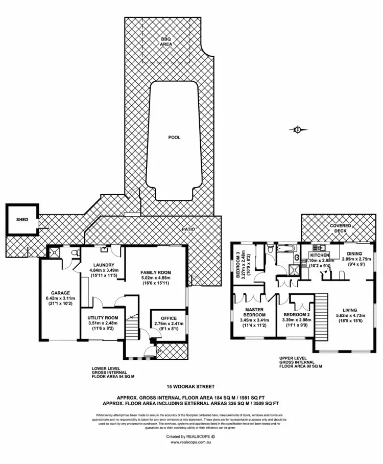 Floorplan of Homely house listing, 15 Woorak Street, Bracken Ridge QLD 4017