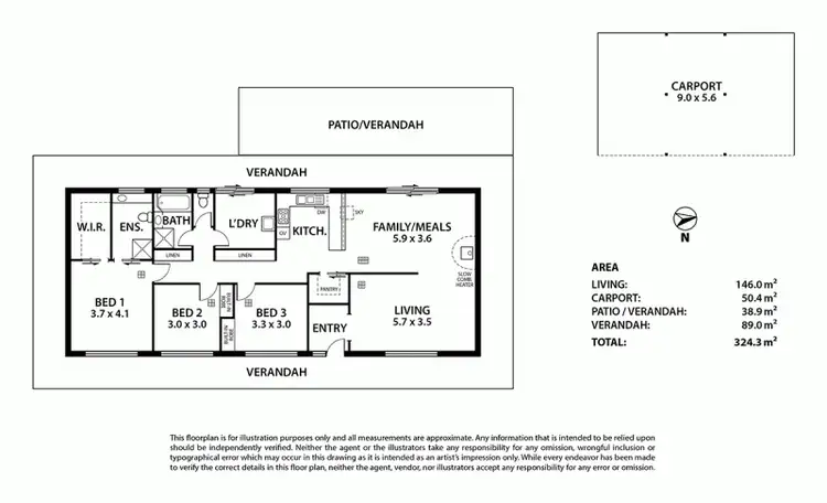 Floorplan of Homely house listing, 24 Pursell Road, Bugle Ranges SA 5251